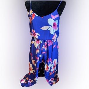 Floral High-low floral romper